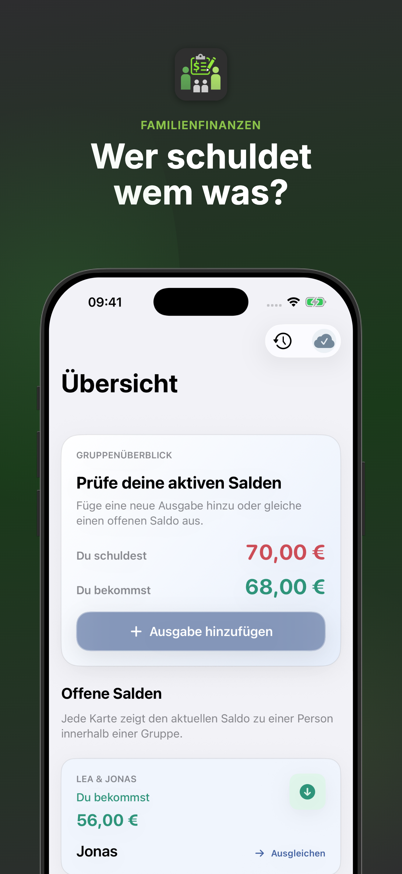 Kinderkosten Dashboard