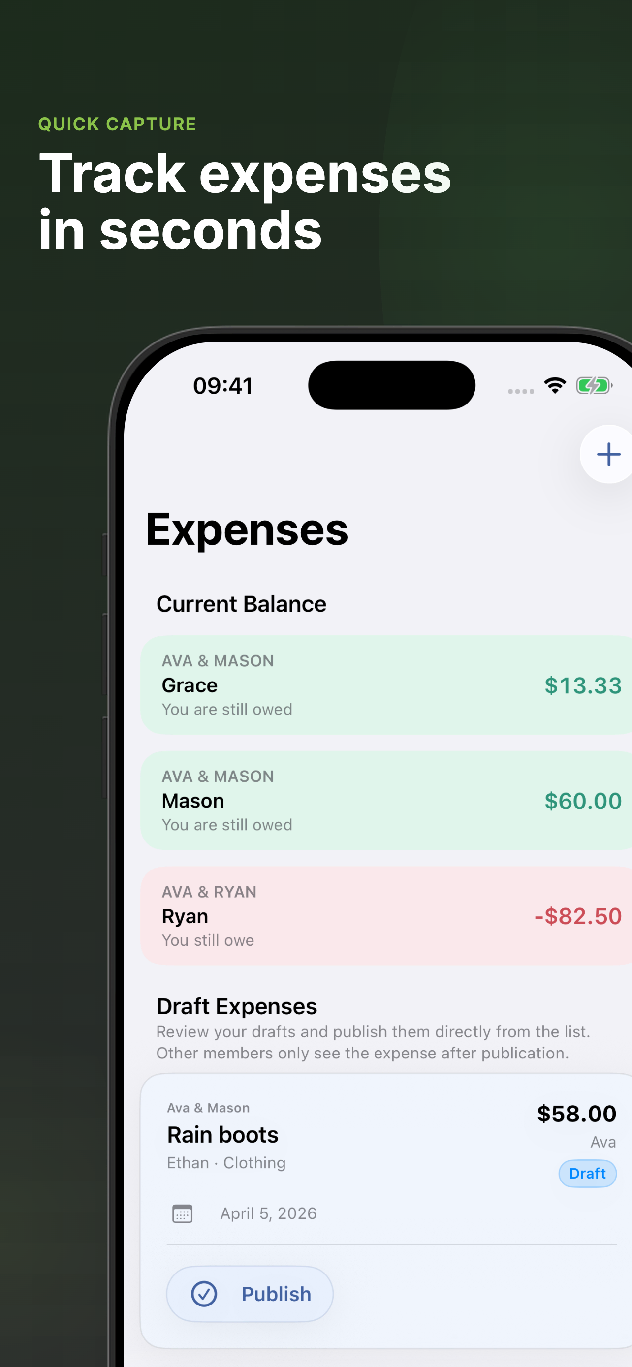 Expenses in Child Expenses